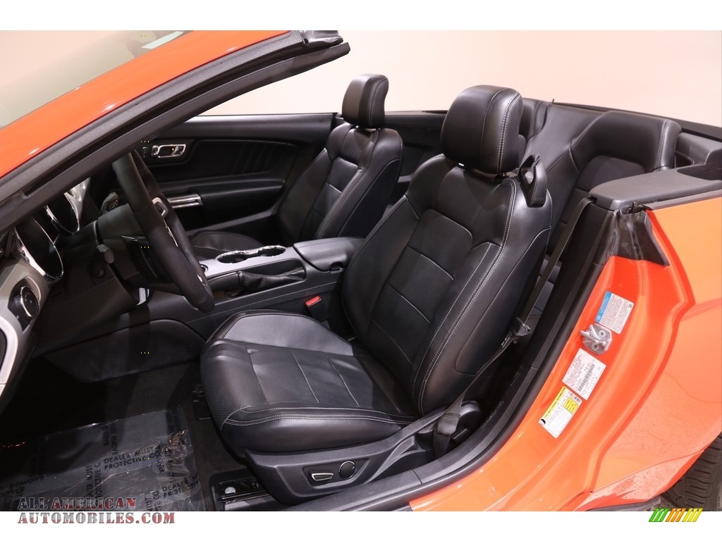 2015 Mustang GT Premium Convertible - Competition Orange / Ebony photo #8