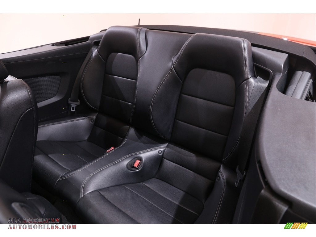 2015 Mustang GT Premium Convertible - Competition Orange / Ebony photo #31