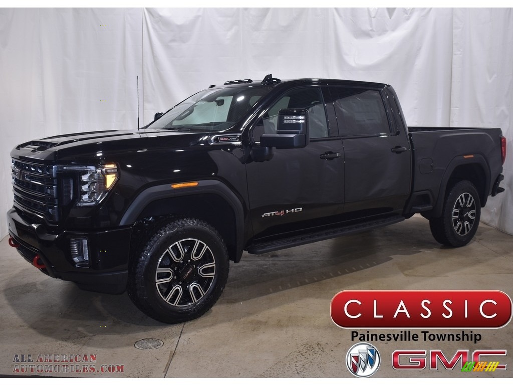 2021 GMC Sierra 2500HD AT4 Crew Cab 4WD In Ebony Twilight Metallic 
