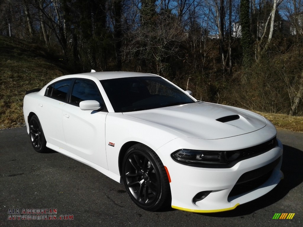 2021 Charger Scat Pack - White Knuckle / Black photo #4