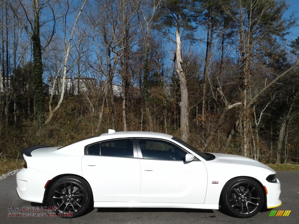 2021 Charger Scat Pack - White Knuckle / Black photo #5