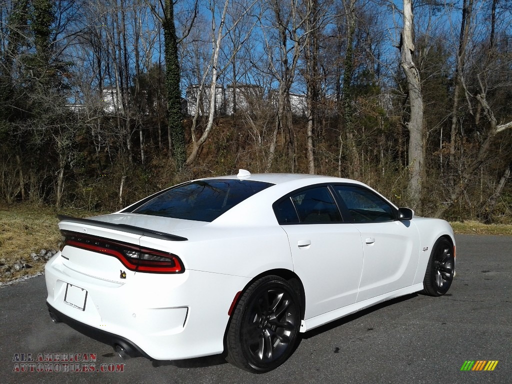 2021 Charger Scat Pack - White Knuckle / Black photo #6