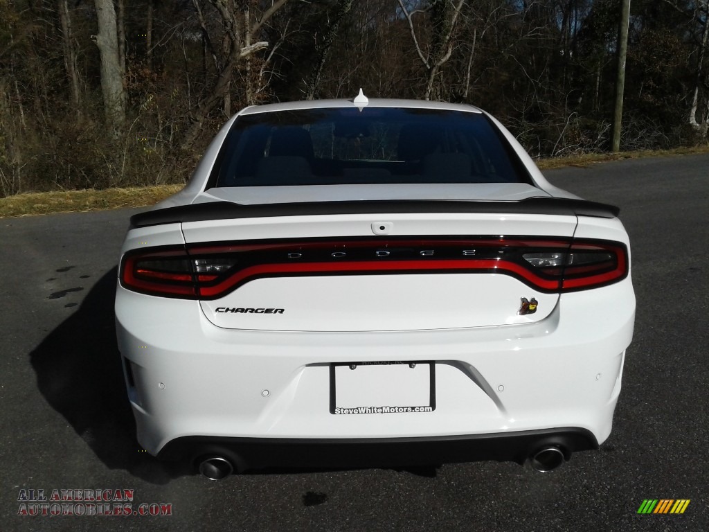 2021 Charger Scat Pack - White Knuckle / Black photo #7