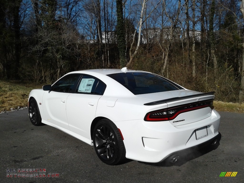 2021 Charger Scat Pack - White Knuckle / Black photo #8
