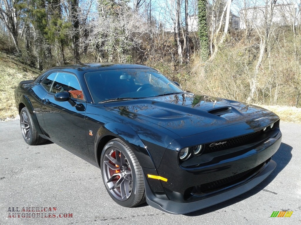 2021 Challenger R/T Scat Pack Widebody - Pitch Black / Black/Ruby Red photo #4