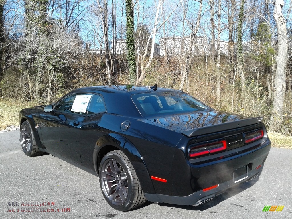 2021 Challenger R/T Scat Pack Widebody - Pitch Black / Black/Ruby Red photo #8