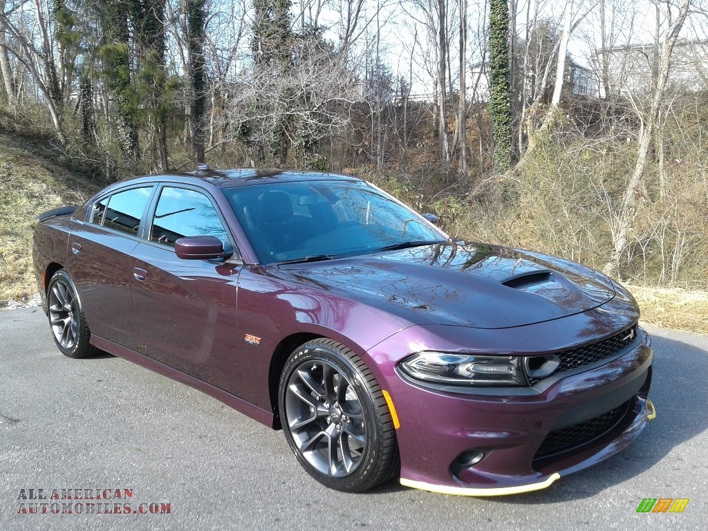 2021 Charger Scat Pack - Hellraisin / Black photo #4