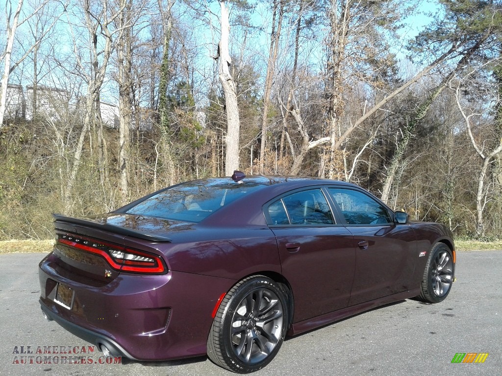 2021 Charger Scat Pack - Hellraisin / Black photo #6