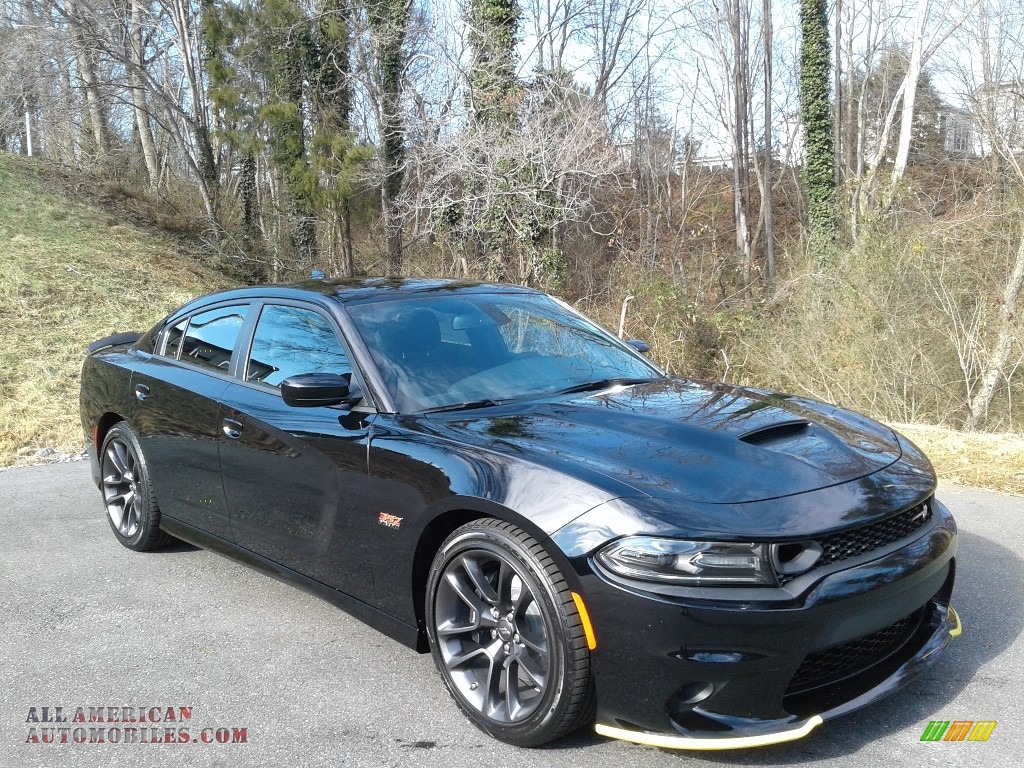 2021 Charger Scat Pack - Pitch Black / Black photo #4