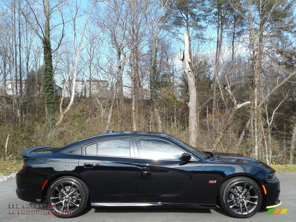2021 Charger Scat Pack - Pitch Black / Black photo #5