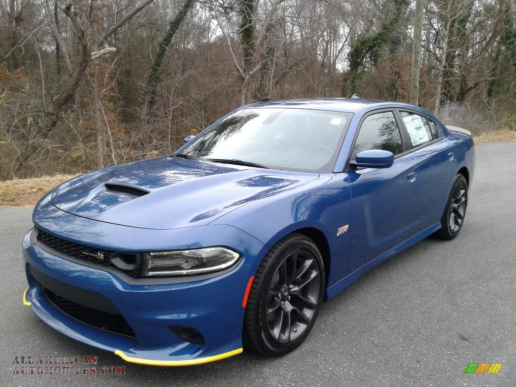 2021 Charger Scat Pack - Frostbite / Black photo #2