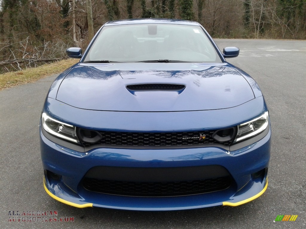 2021 Charger Scat Pack - Frostbite / Black photo #3