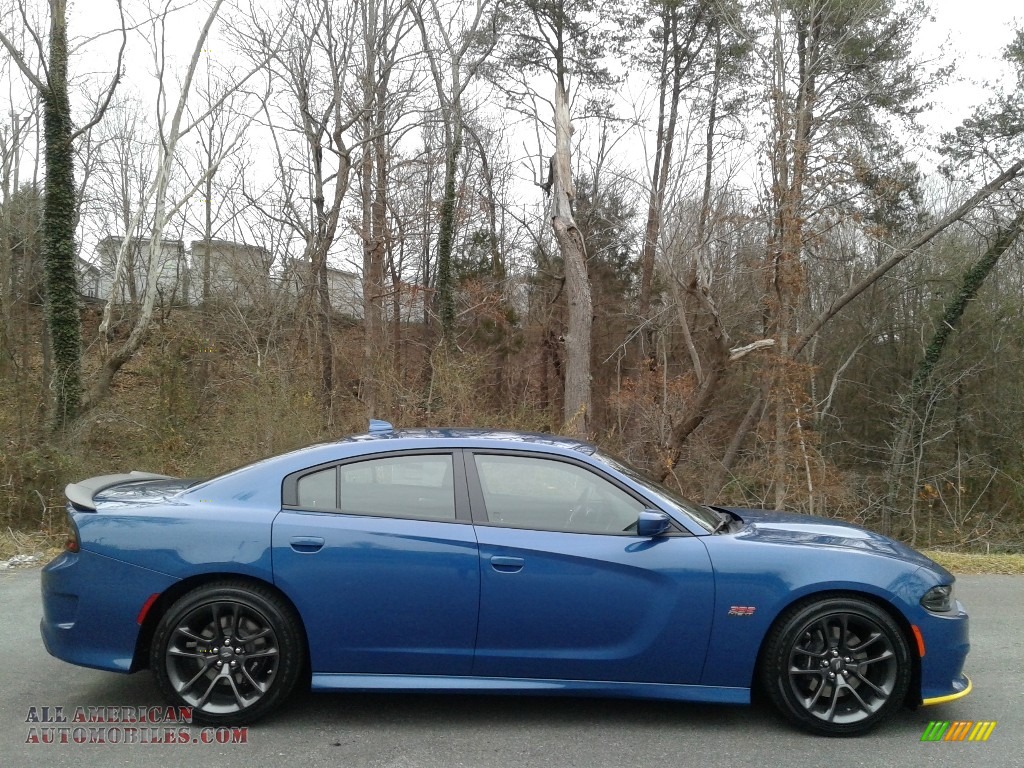 2021 Charger Scat Pack - Frostbite / Black photo #7