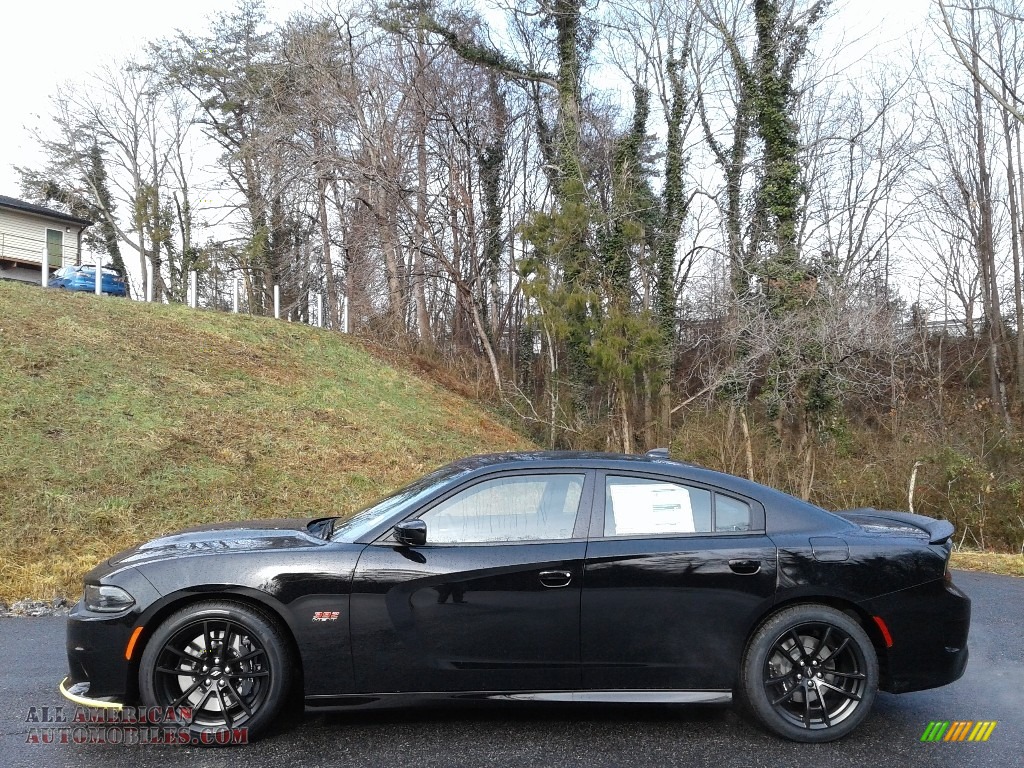 2021 Charger Scat Pack - Pitch Black / Black photo #1
