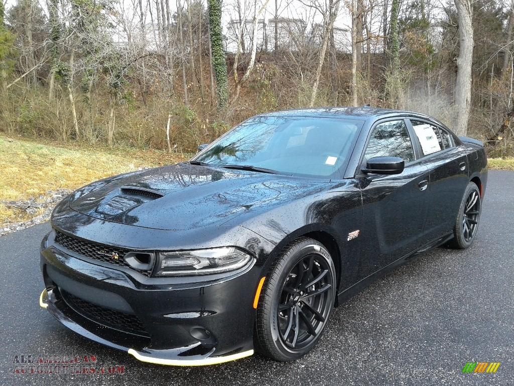 2021 Charger Scat Pack - Pitch Black / Black photo #2