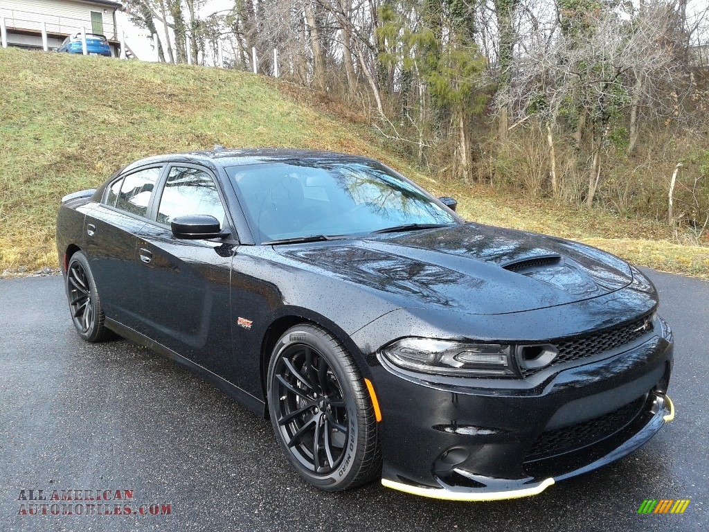 2021 Charger Scat Pack - Pitch Black / Black photo #4