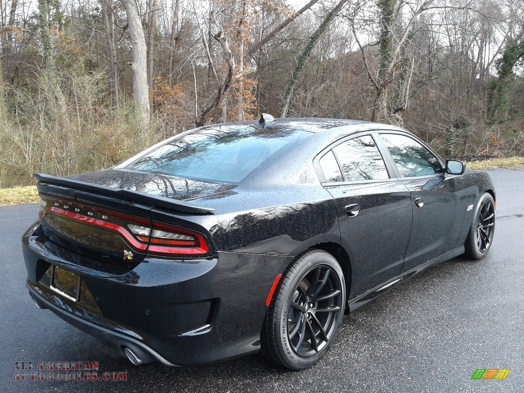 2021 Charger Scat Pack - Pitch Black / Black photo #6