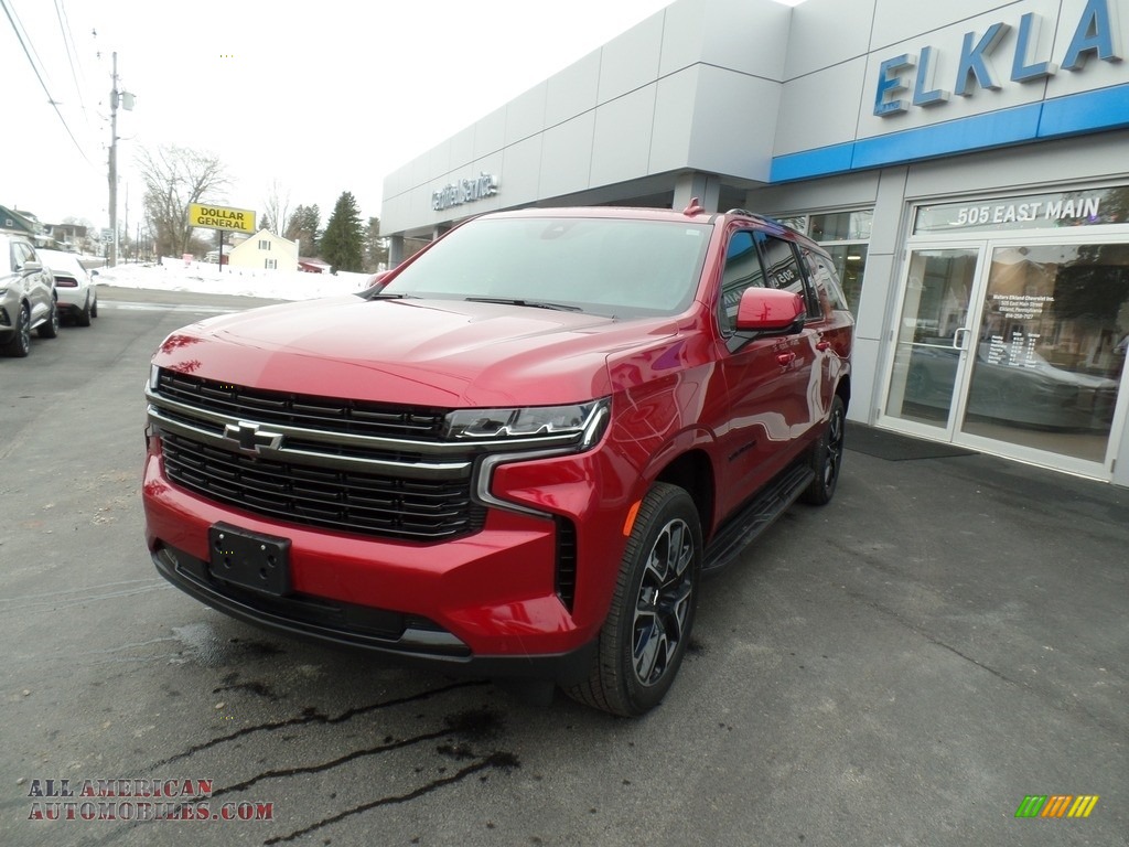 2021 Suburban RST 4WD - Cherry Red Tintcoat / Jet Black/Victory Red photo #2