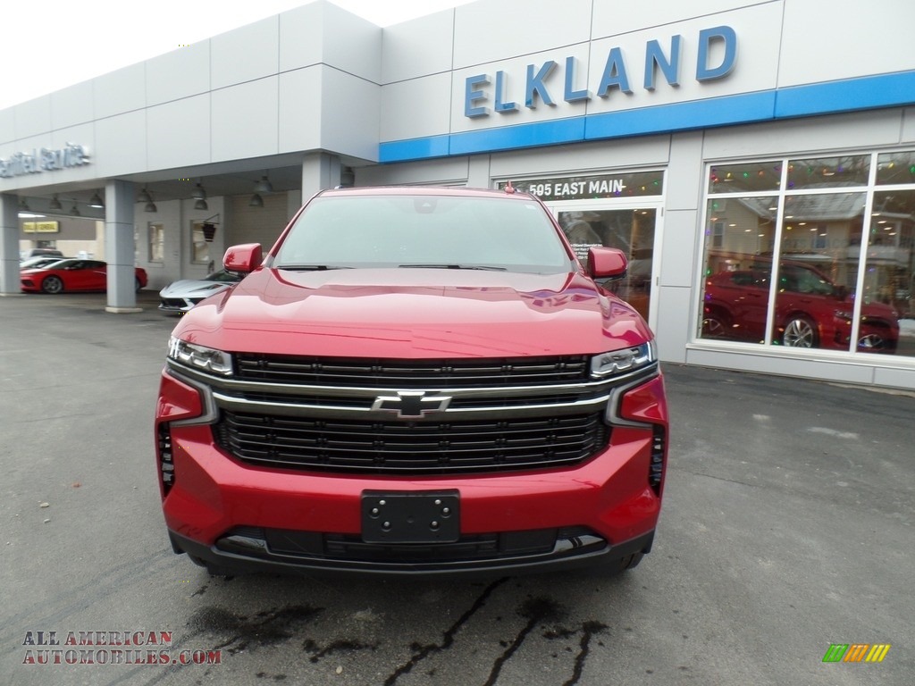 2021 Suburban RST 4WD - Cherry Red Tintcoat / Jet Black/Victory Red photo #3