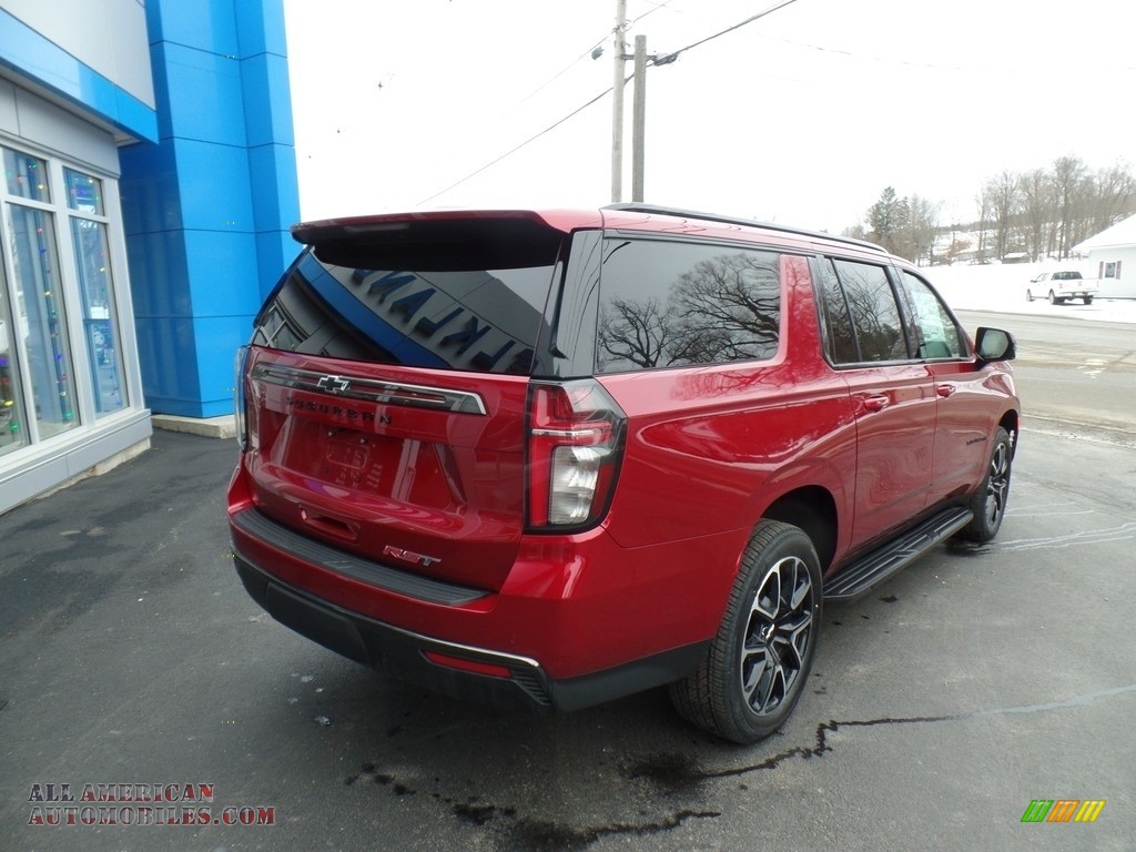 2021 Suburban RST 4WD - Cherry Red Tintcoat / Jet Black/Victory Red photo #6