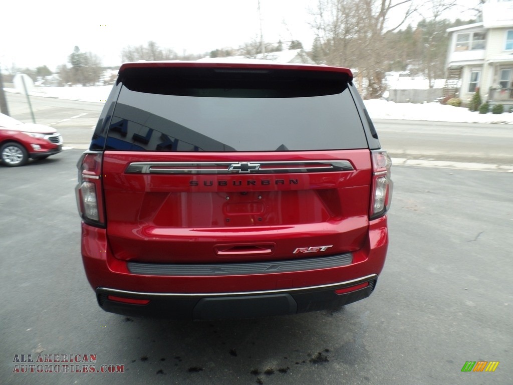 2021 Suburban RST 4WD - Cherry Red Tintcoat / Jet Black/Victory Red photo #7