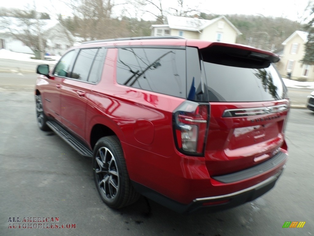 2021 Suburban RST 4WD - Cherry Red Tintcoat / Jet Black/Victory Red photo #8