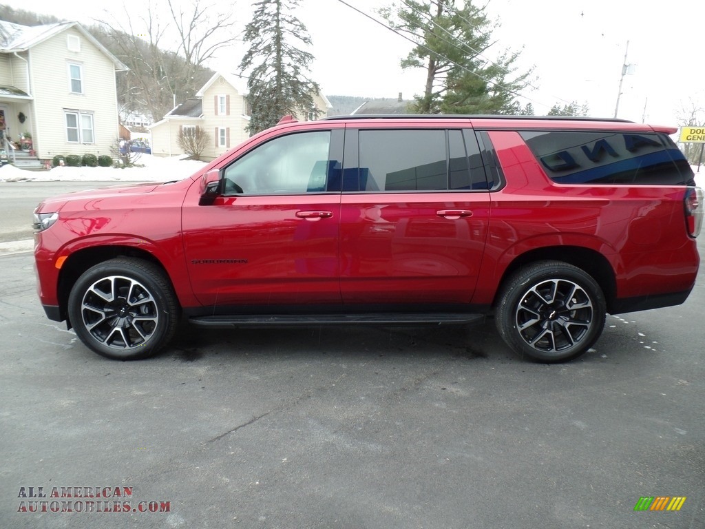 2021 Suburban RST 4WD - Cherry Red Tintcoat / Jet Black/Victory Red photo #9