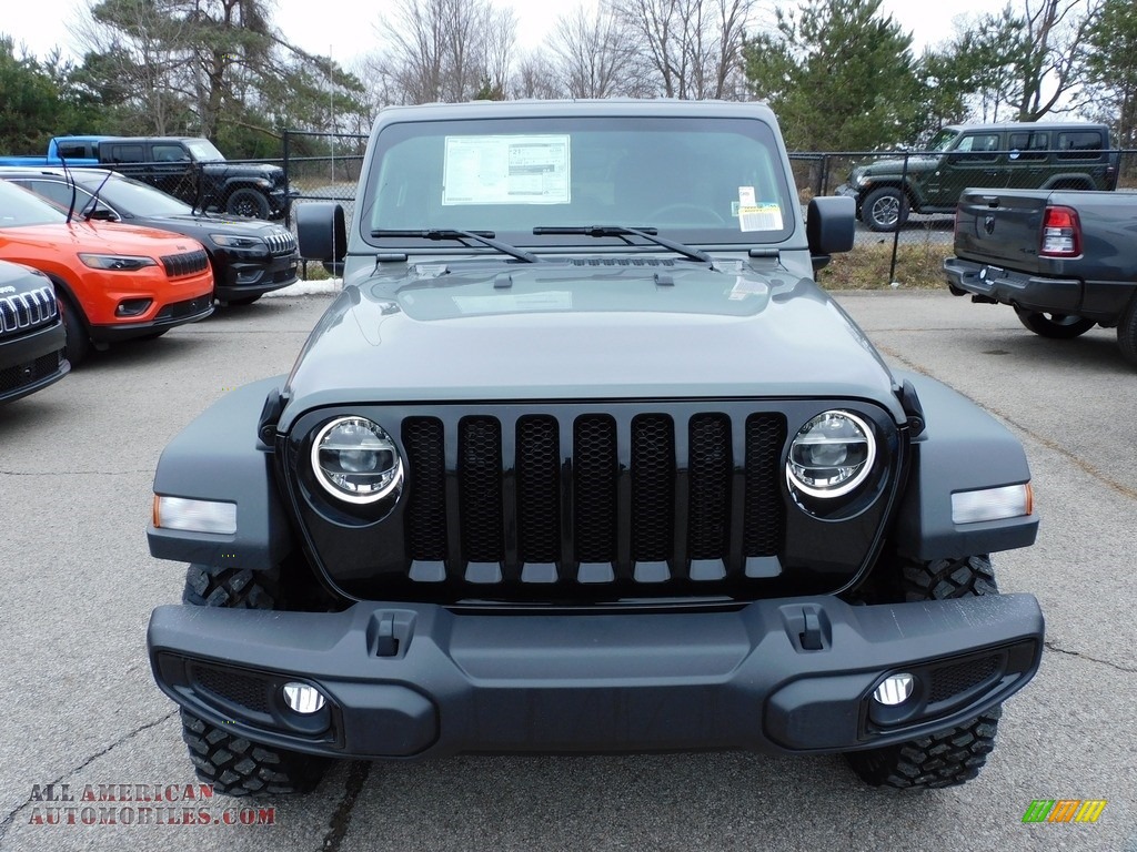 2021 Wrangler Unlimited Willys 4x4 - Sting-Gray / Black photo #2