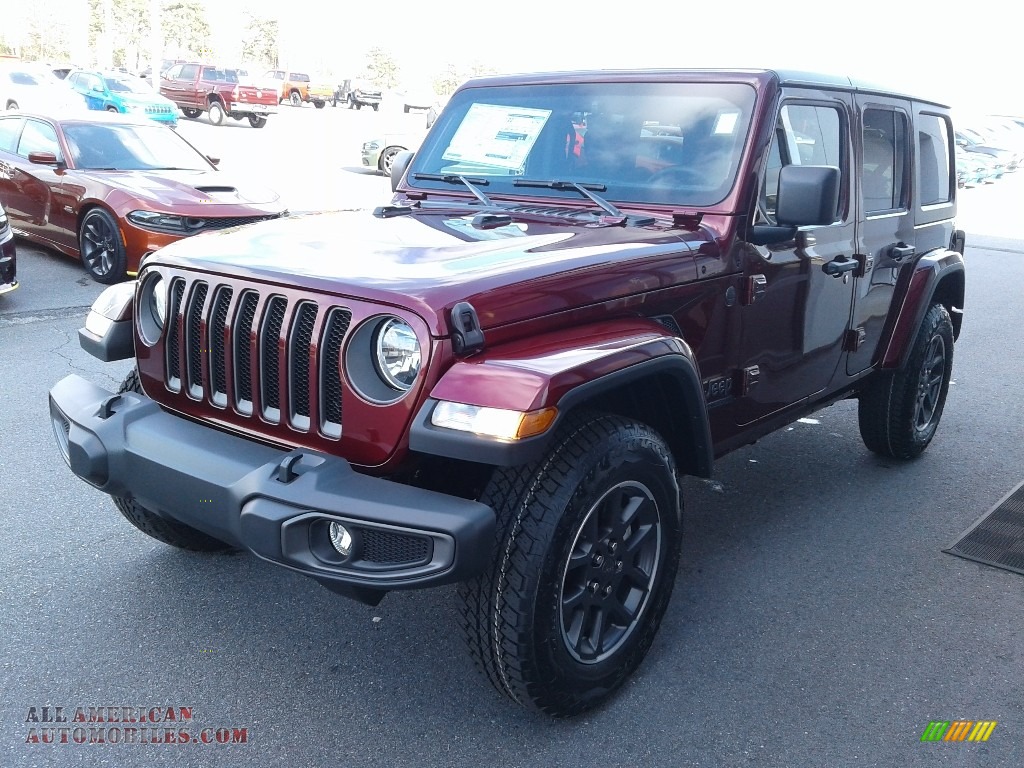 2021 Wrangler Unlimited Sport 4x4 - Snazzberry Pearl / Black photo #2