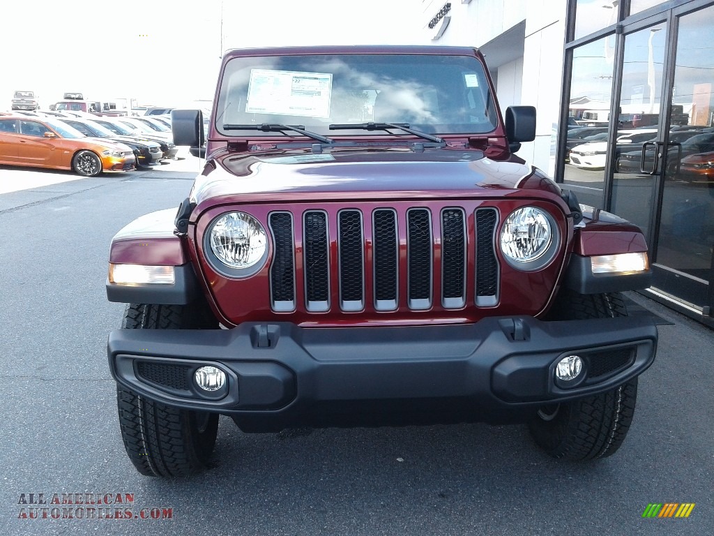 2021 Wrangler Unlimited Sport 4x4 - Snazzberry Pearl / Black photo #3