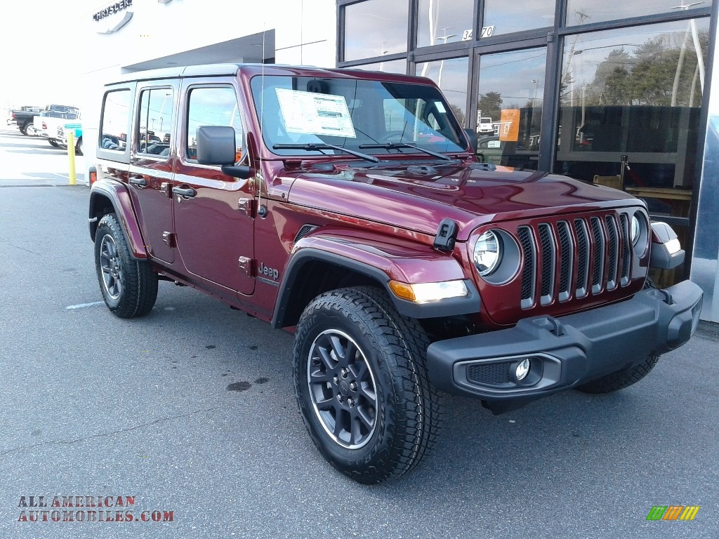2021 Wrangler Unlimited Sport 4x4 - Snazzberry Pearl / Black photo #4