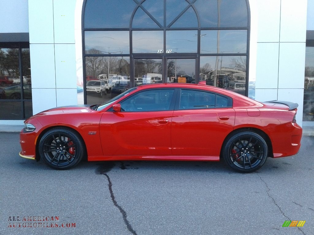 2021 Charger Scat Pack - Torred / Black/Ruby Red photo #1