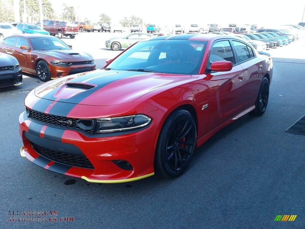 2021 Charger Scat Pack - Torred / Black/Ruby Red photo #3