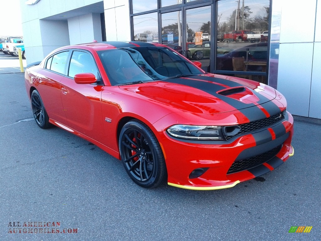 2021 Charger Scat Pack - Torred / Black/Ruby Red photo #5