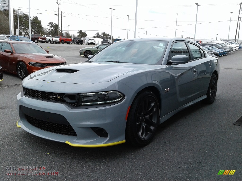 2021 Charger Scat Pack - Smoke Show / Black photo #2