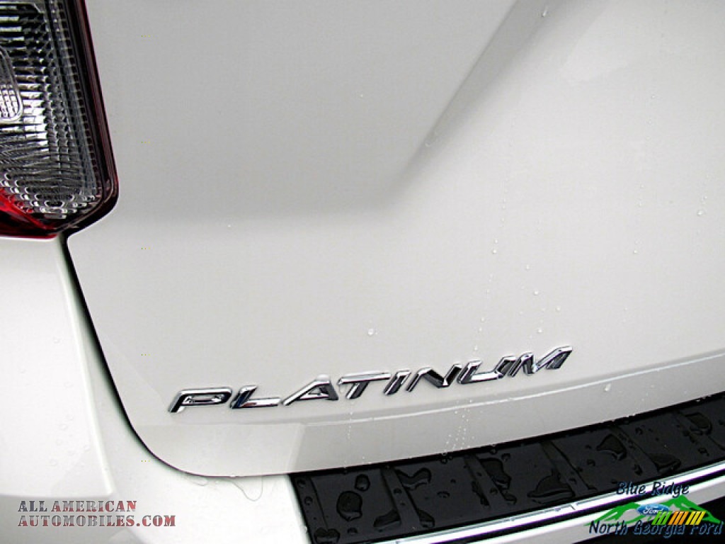 2021 Explorer Platinum 4WD - Star White Metallic Tri-Coat / Sandstone photo #26