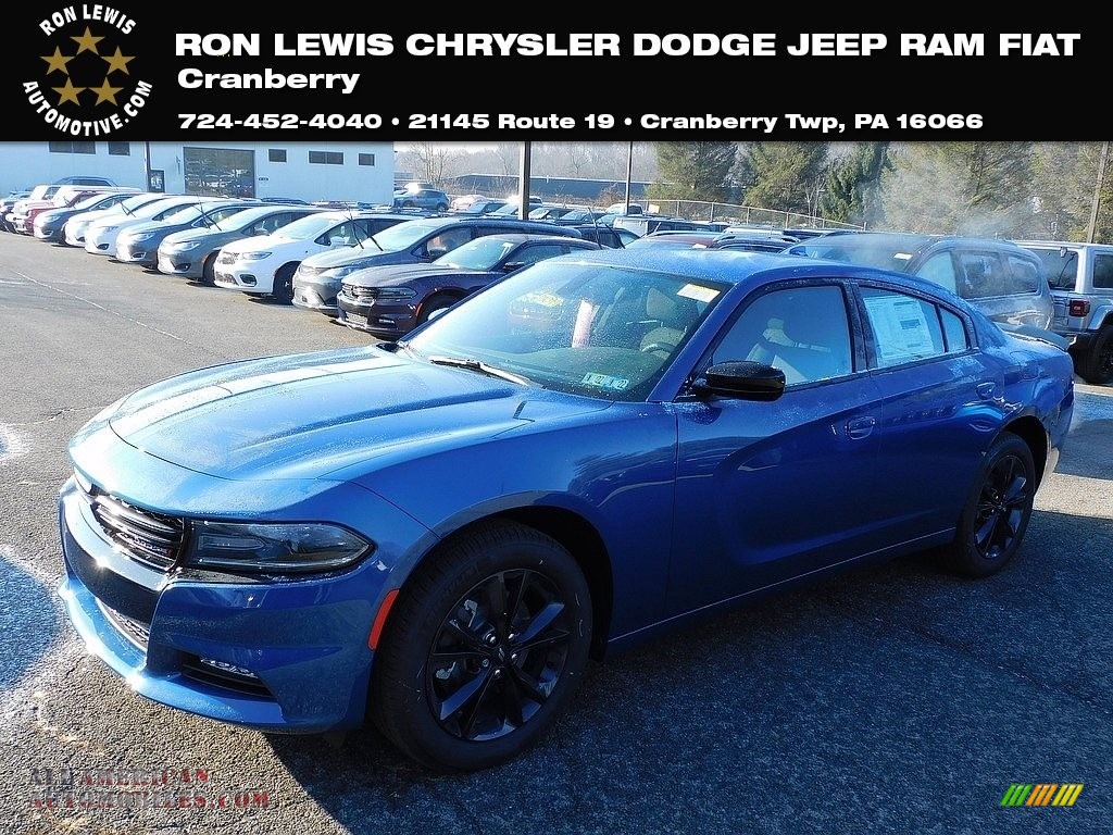 2021 Charger SXT AWD - Frostbite / Black photo #1