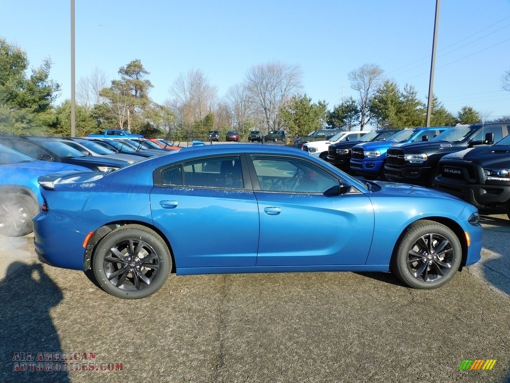 2021 Charger SXT AWD - Frostbite / Black photo #4