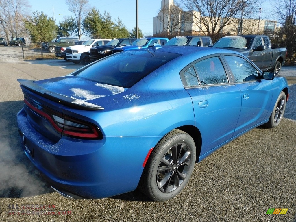 2021 Charger SXT AWD - Frostbite / Black photo #5