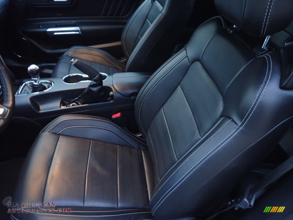 2017 Mustang GT Premium Convertible - Lightning Blue / Ebony photo #15