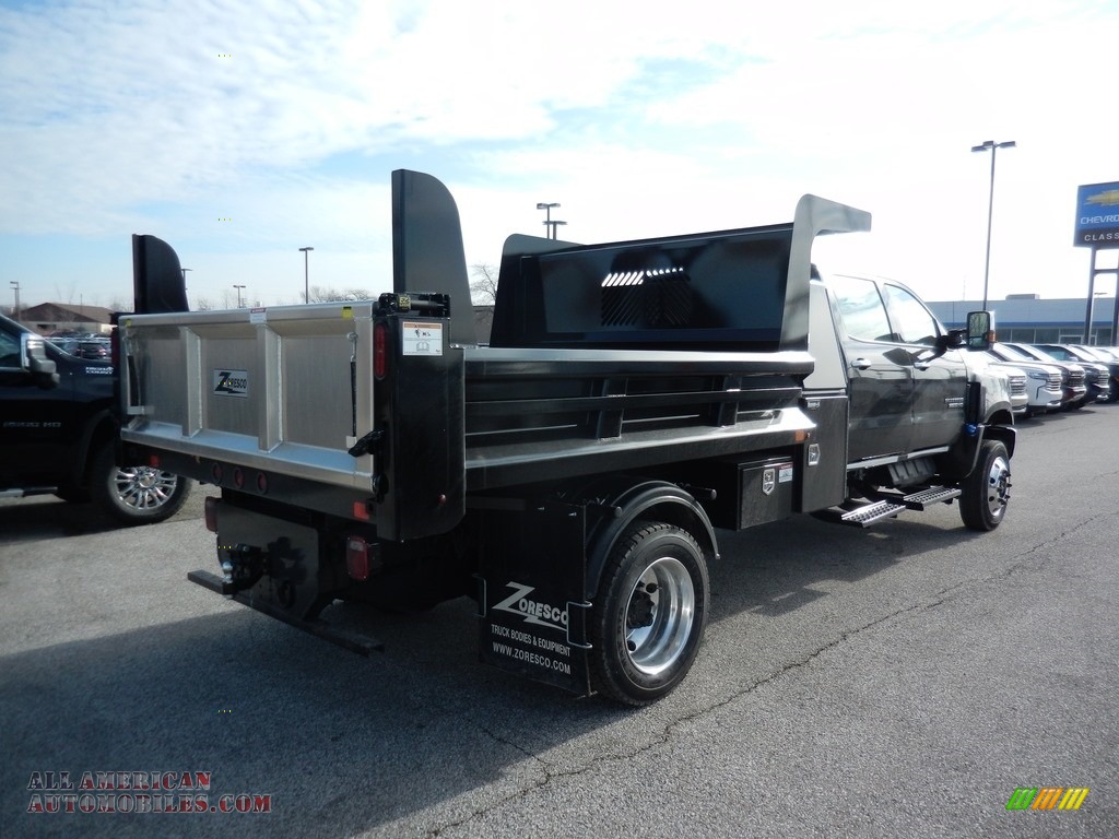 2020 Silverado 5500HD Crew Cab 4x4 Chassis Dump Truck - Black / Jet Black photo #5