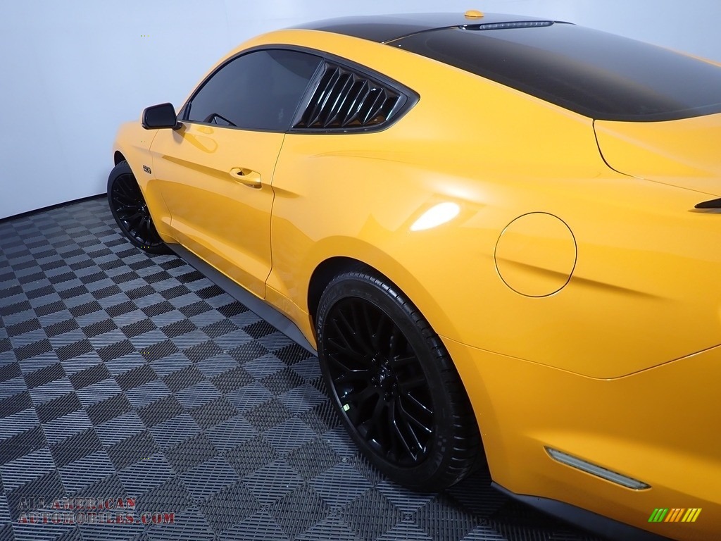 2019 Mustang GT Premium Fastback - Orange Fury / Ebony photo #19