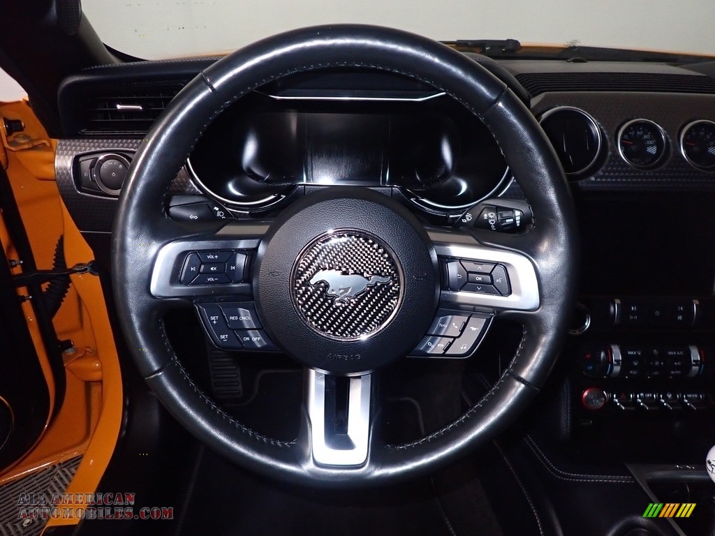 2019 Mustang GT Premium Fastback - Orange Fury / Ebony photo #29