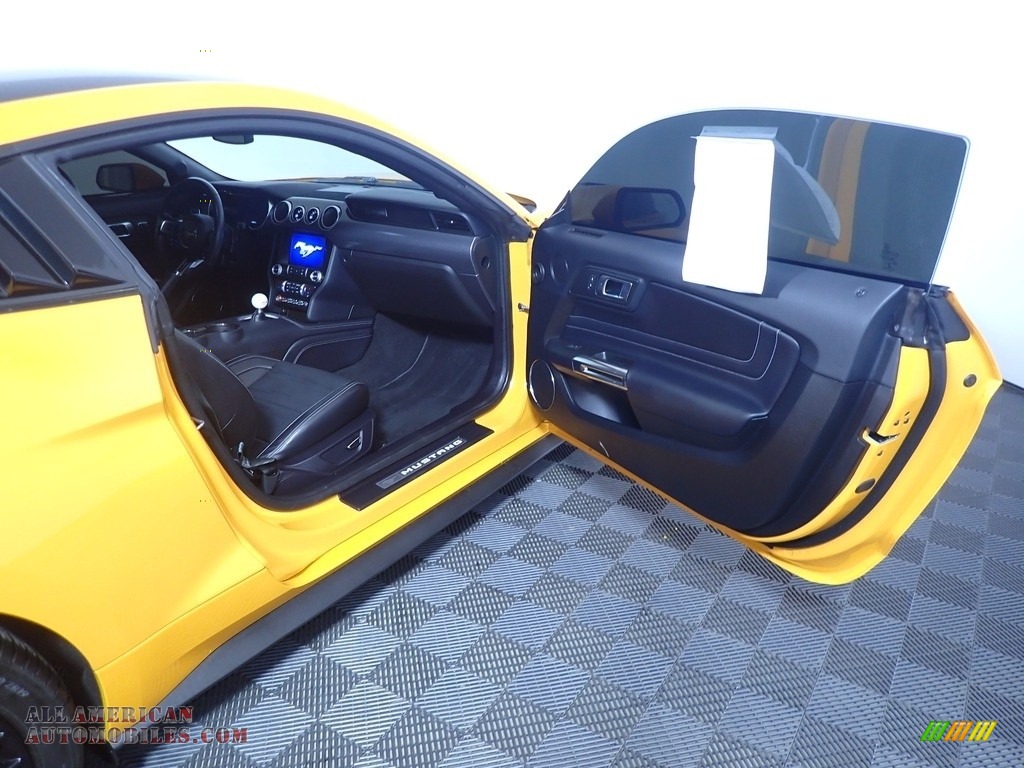 2019 Mustang GT Premium Fastback - Orange Fury / Ebony photo #38