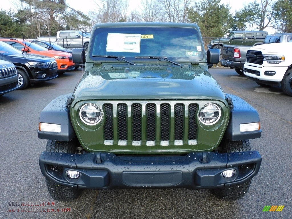 2021 Wrangler Unlimited Freedom Edition 4x4 - Sarge Green / Black photo #2