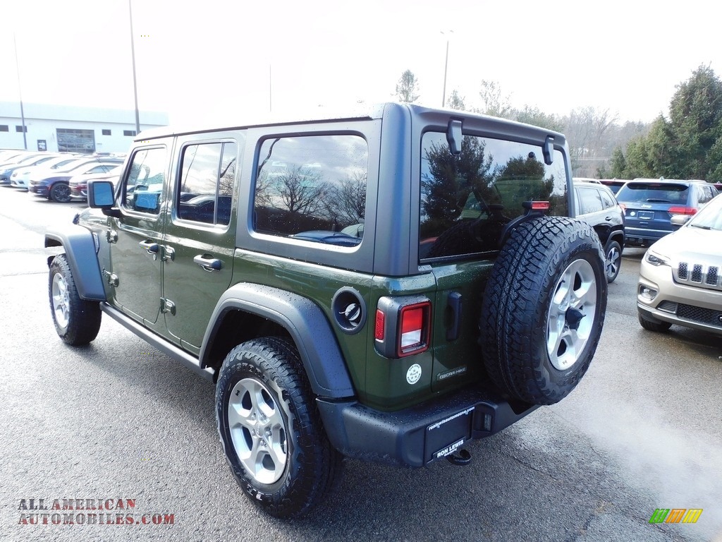 2021 Wrangler Unlimited Freedom Edition 4x4 - Sarge Green / Black photo #8