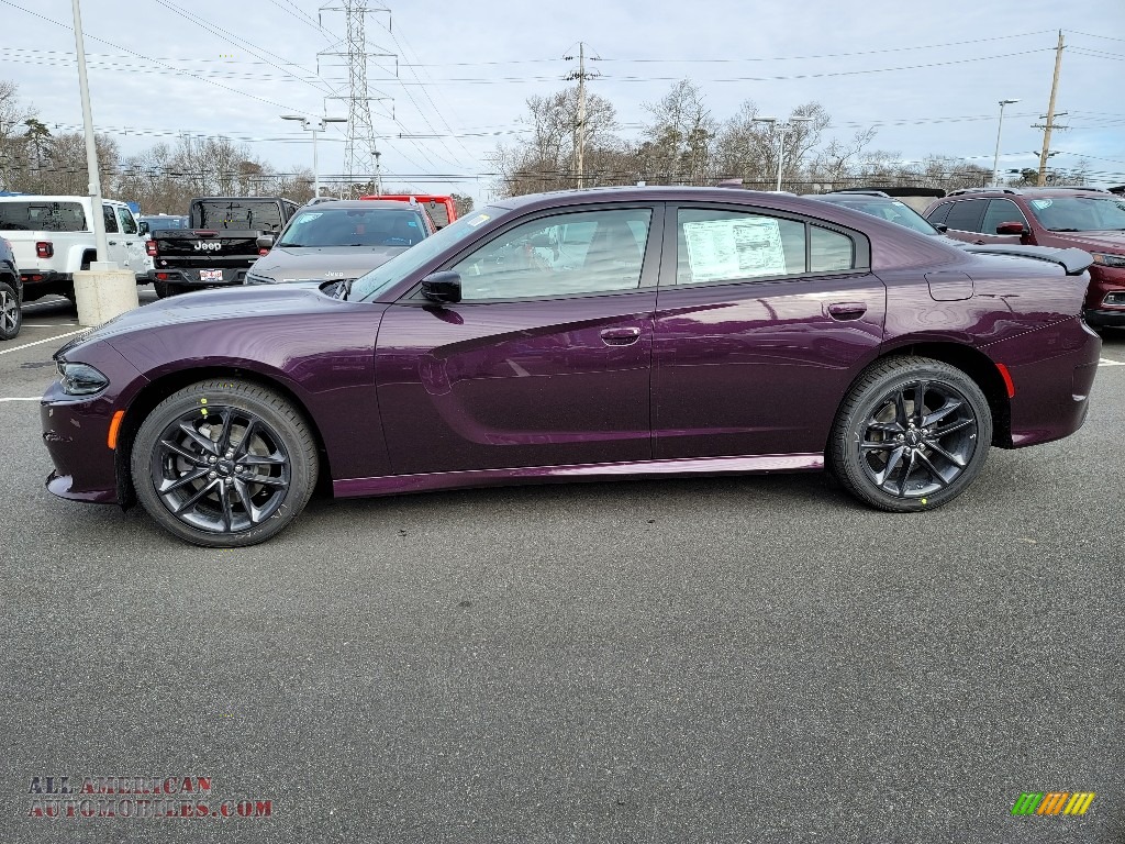 2021 Charger GT AWD - Hellraisin / Black photo #4