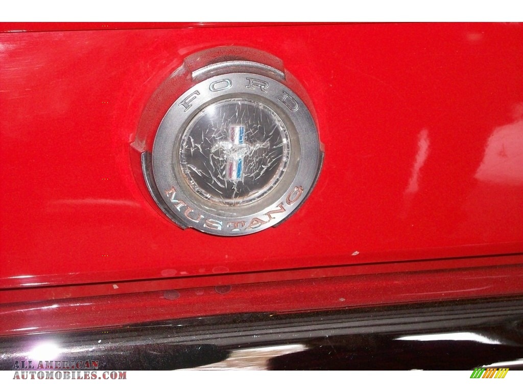 1965 Mustang Coupe - Poppy Red / Black photo #11