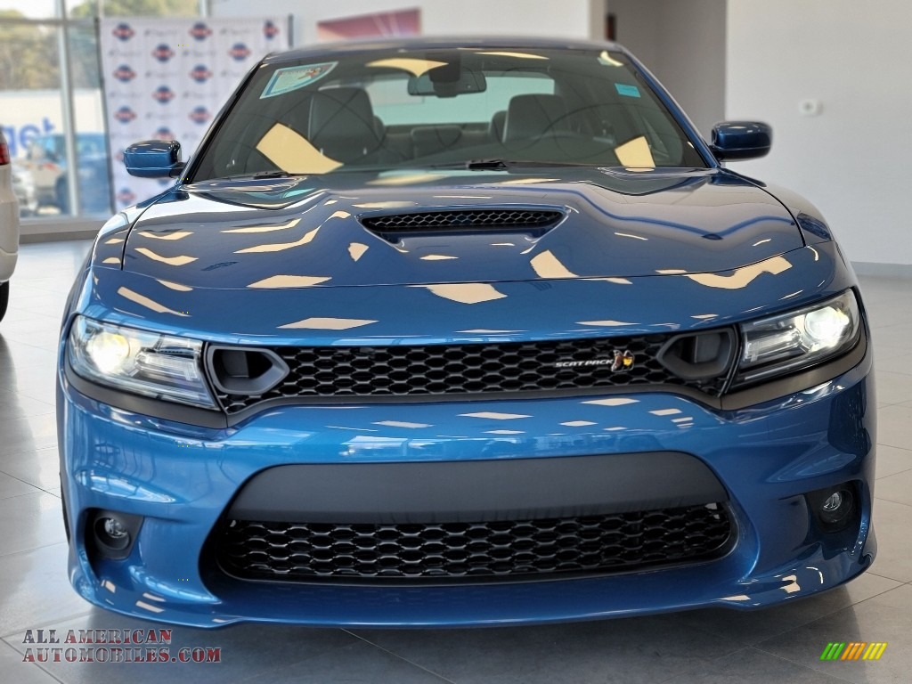 2021 Charger Scat Pack - Frostbite / Black photo #3