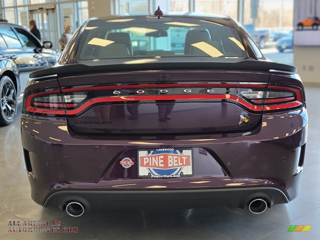 2021 Charger Scat Pack - Hellraisin / Black photo #7
